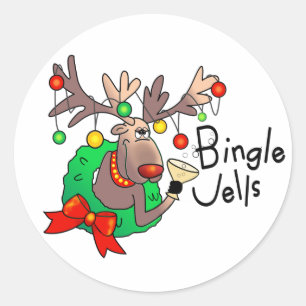 Sticker Rond BINGLE JELLS par SHARON SHARPE