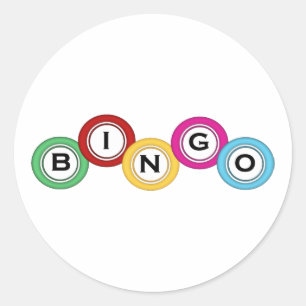 Sticker Rond Bingo