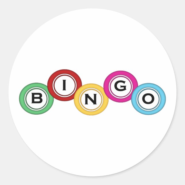 Sticker Rond Bingo (Devant)