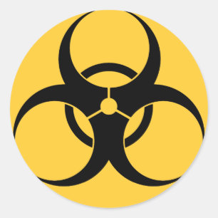 Sticker Rond Biodanger