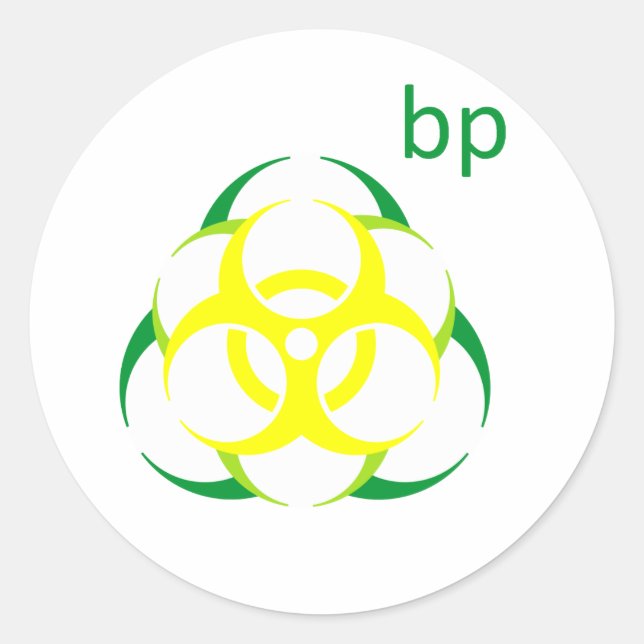 Sticker Rond Biodanger bp 2 (Devant)