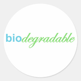 Sticker Rond Biodégradable