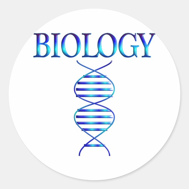 Sticker Rond Biologie (Devant)