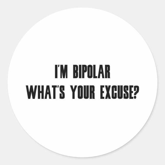 Sticker Rond Bipolaire (Devant)