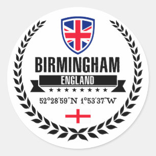 Sticker Rond Birmingham