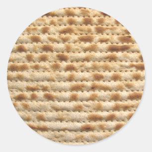 Sticker Rond Biscuit Matzah