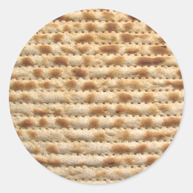 Sticker Rond Biscuit Matzah (Devant)