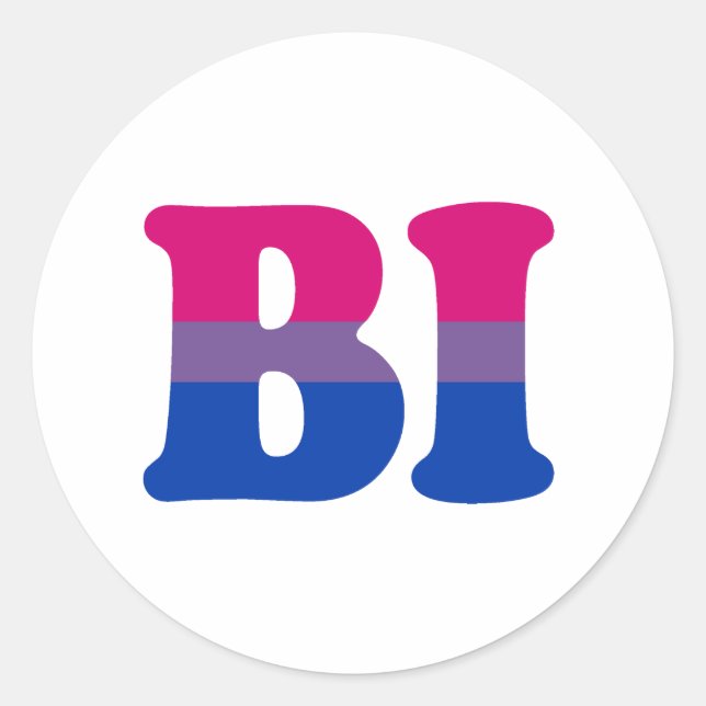 STICKER ROND BISEXUAL 1 (Devant)