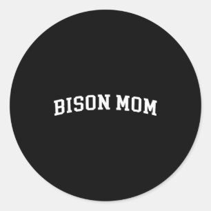 Sticker Rond Bison Maman