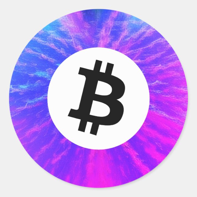 Sticker Rond Bitcoin (Devant)
