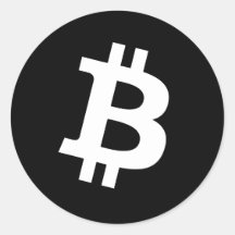 Sticker rond Bitcoin