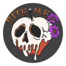 Bite Me - Halloween Poison Crâne Pomme & Fleurs