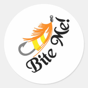 Sticker Rond Bite-moi