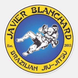 Sticker Rond bjj de jitsu de jiu de mixed martial art