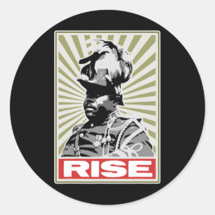 Sticker Rond Black History Month