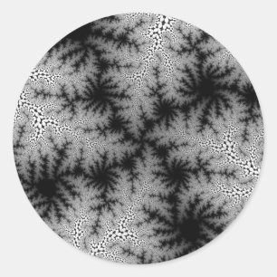 Sticker Rond Black Smokle