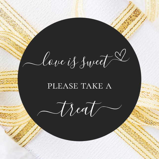 Sticker Rond Black white mariage traitement (Créateur téléchargé)