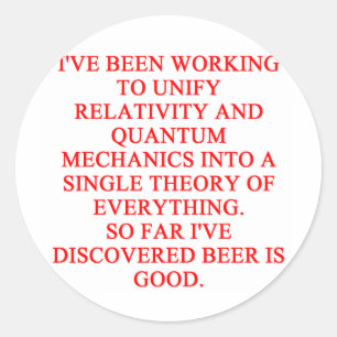 Sticker Rond blague de grande phisie