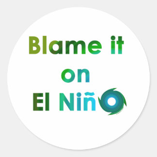 Sticker Rond Blâmer El Nino