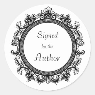 Sticker Rond Blanc et noir