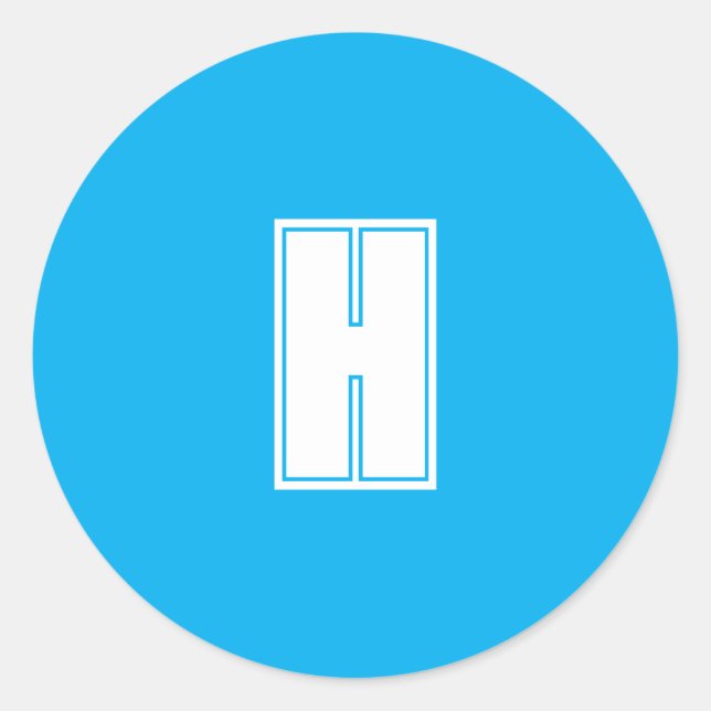 Sticker Rond Blanc foncé (Devant)