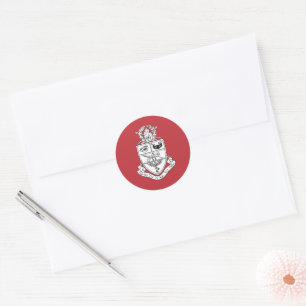 Sticker Rond Blason de Kappa Psi