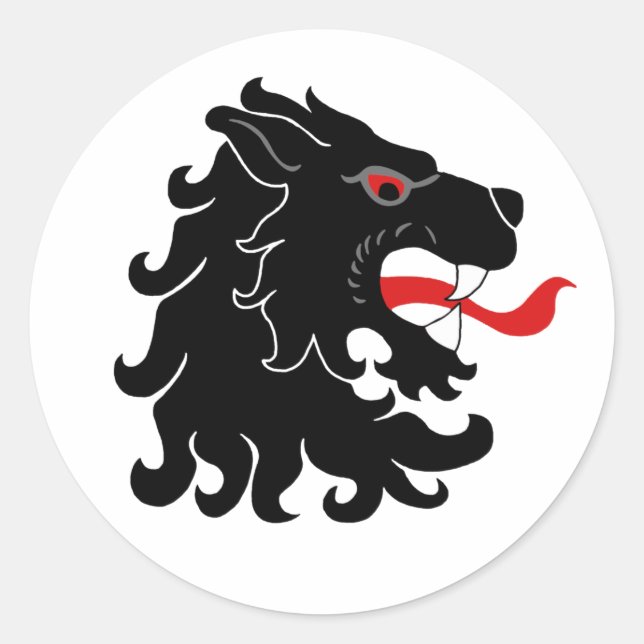 Sticker Rond Blason de la population du Royaume d'An Tir (Devant)