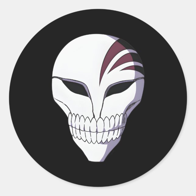 Sticker Rond Bleach Hollow (Devant)
