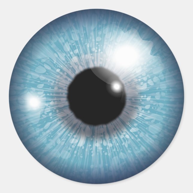 Sticker Rond Bleu (Devant)