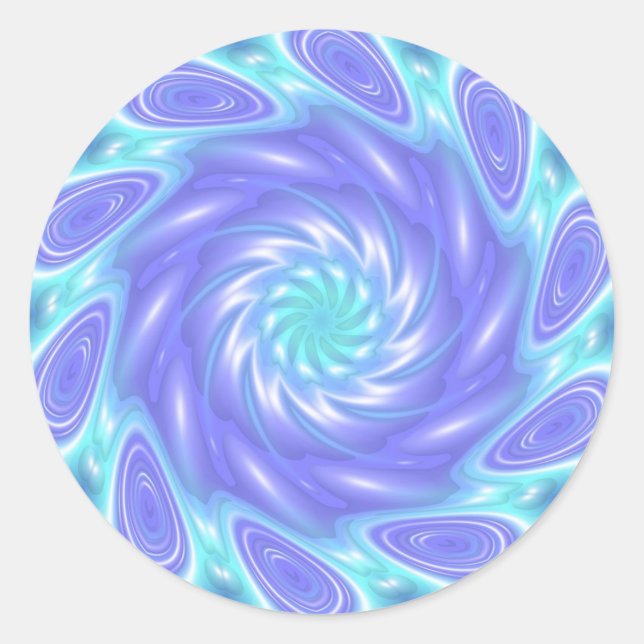 Sticker Rond Bleu (Devant)