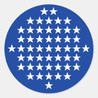 Bleu avec 50 étoiles blanches à thème Drapeau amér