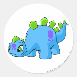 Sticker Rond Bleu Chomby