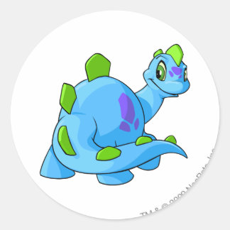 Sticker Rond Bleu Chomby