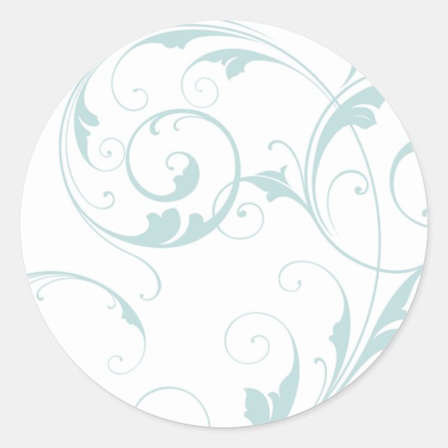 Sticker Rond Bleu clair (Devant)