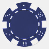 Autocollant poker jeton rouge - Sticker A moi Etiquette & Autocollant