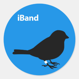 Sticker Rond Bleu iBand
