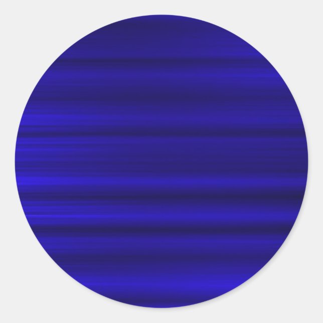 Sticker Rond Bleu profond brossé (Devant)