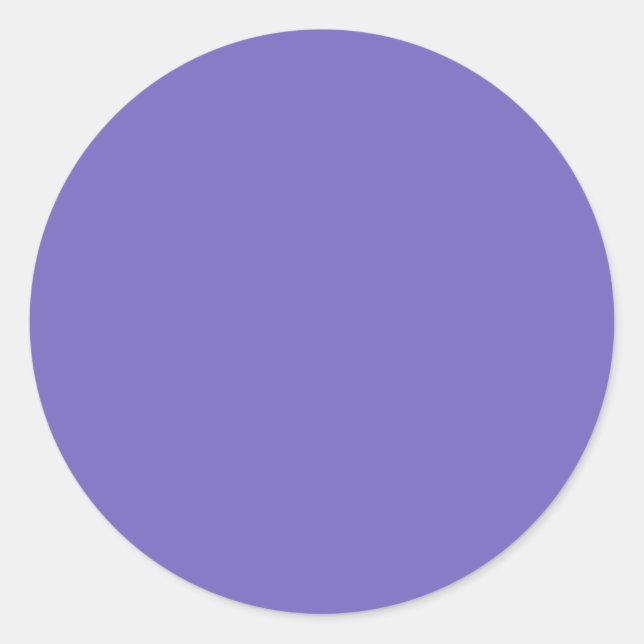 Sticker Rond Bleu-violet (Crayola) (couleur solide) (Devant)