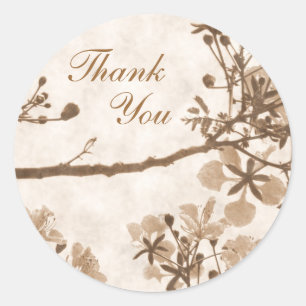 Sticker Rond Bliss intemporels - Merci