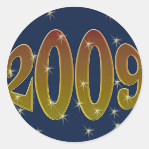 Sticker Rond Bloat 2009 centré