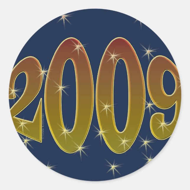 Sticker Rond Bloat 2009 centré (Devant)