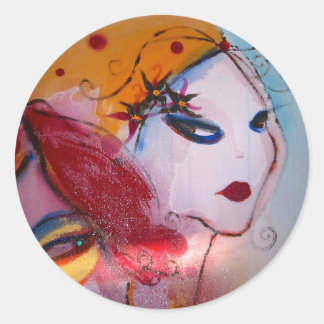 Sticker Rond "Blondie & I"