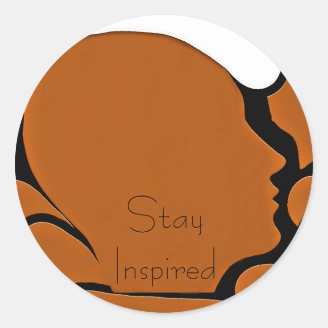 Sticker Rond Bloquer sur_Personnaliser produit (Devant)
