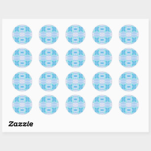 Sticker Rond Blue