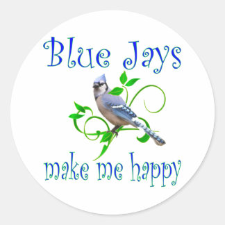 Sticker Rond Blue Jays