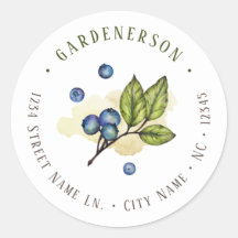 Blueberges d'aquarelle