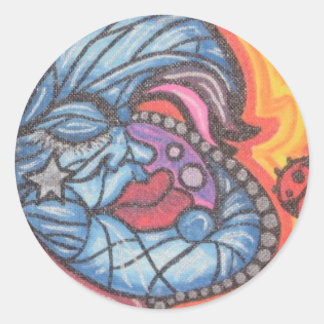Sticker Rond BlUeMoOn