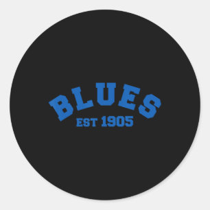 Sticker Rond Blues Chelsea Fondé En 1905 Football Soccer