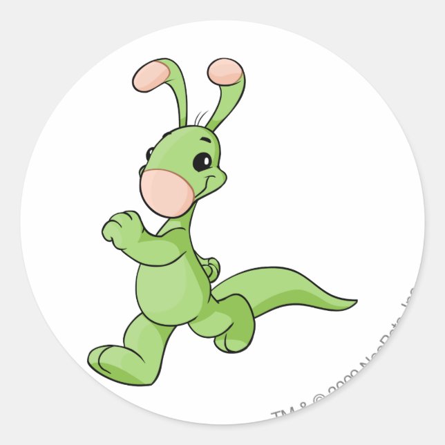 Sticker Rond Blumaroo Green (Devant)