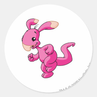 Sticker Rond Blumaroo rose